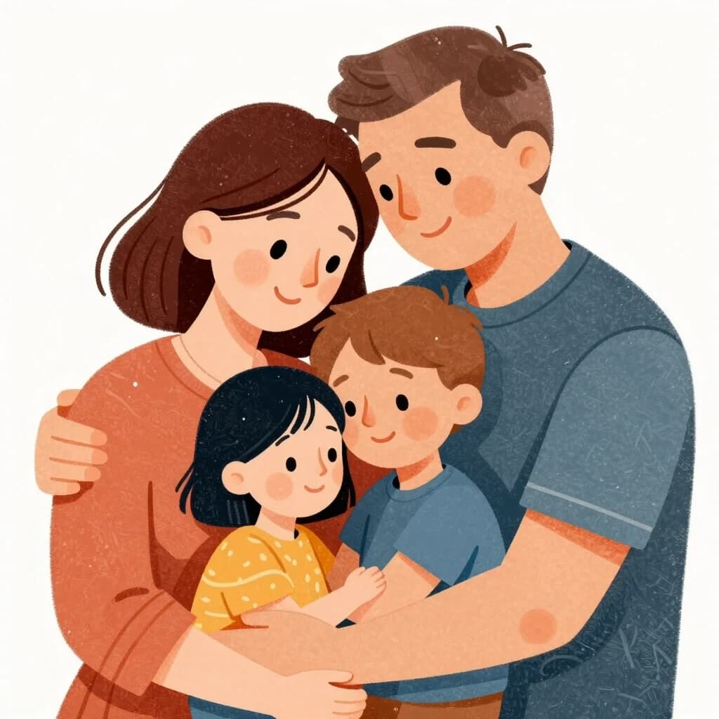 Donald Zolan's heartwarming illustration depicting …

мама,папа,семья
доброта,нежность,ласка,любовь,

UHD,прорисовка деталей,картина цветная тушью
v.2.5