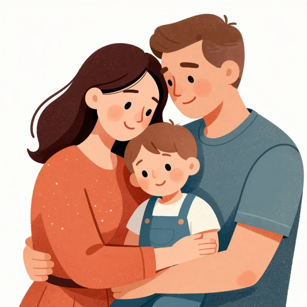 Donald Zolan's heartwarming illustration depicting …

мама,папа,семья
доброта,нежность,ласка,любовь,

UHD,прорисовка деталей,картина цветная тушью
v.2.5