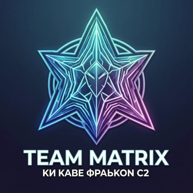 Сделай аватарку для киберспортивной команды кс2 Team Matrix на подобии Тим фальконс без человека с символом