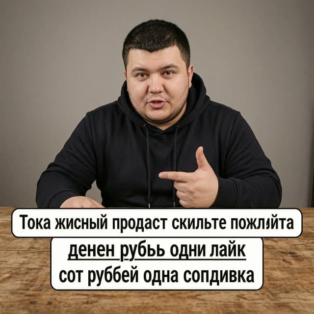 Тоха жирный говорит скиньте пожалуйста денег один рубль один лайк сто рублей одна подписка