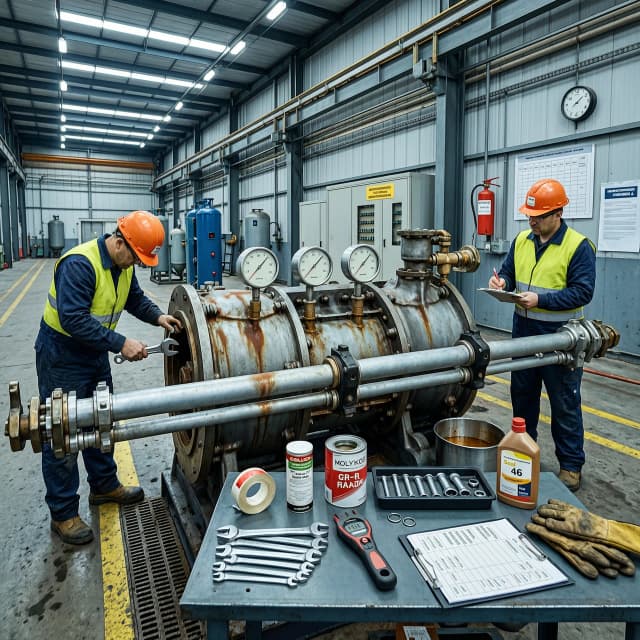 maintenance of compressor equipment