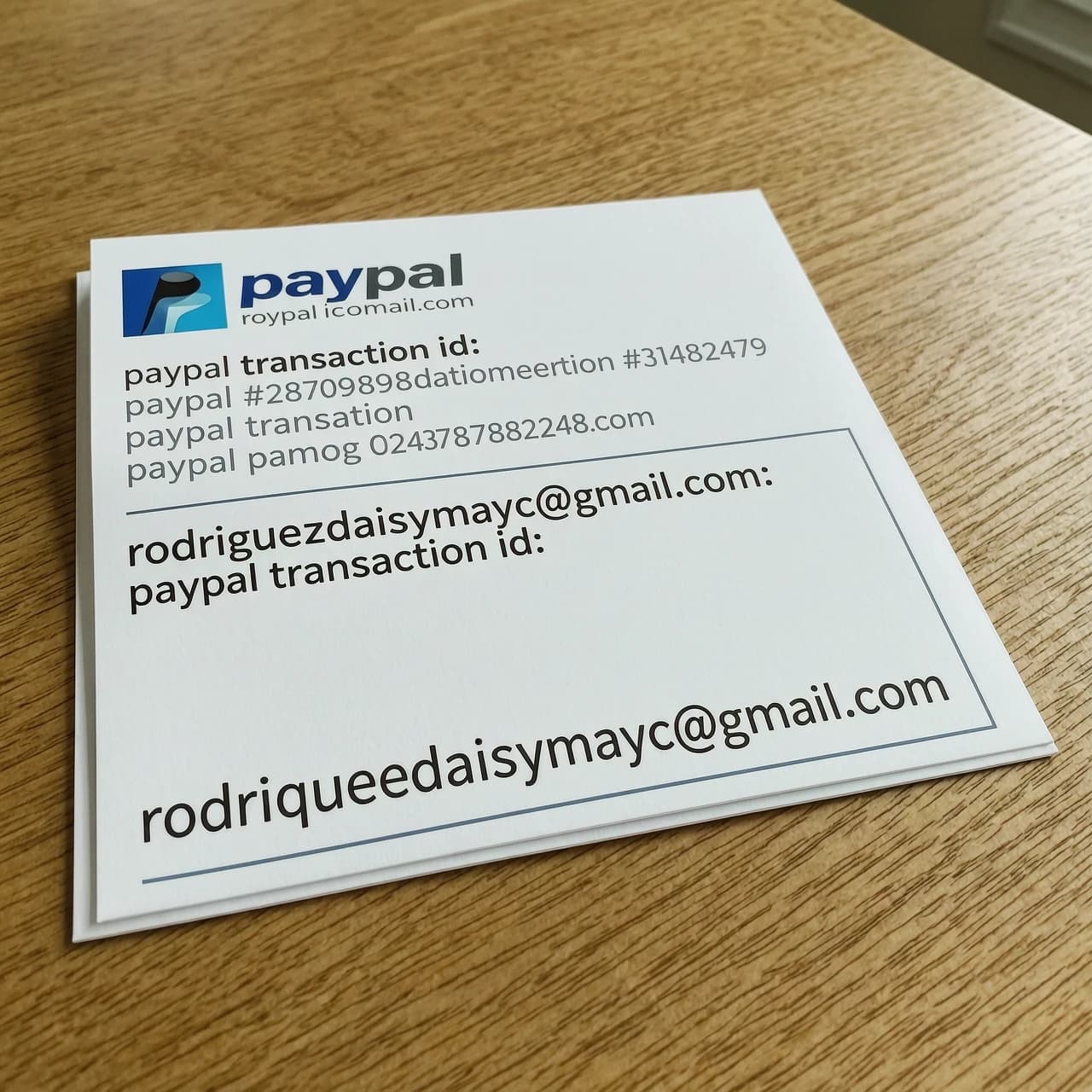 rodriguezdaisymayc@gmail.com paypal transaction id