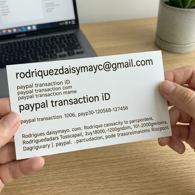 rodriguezdaisymayc@gmail.com paypal transaction id