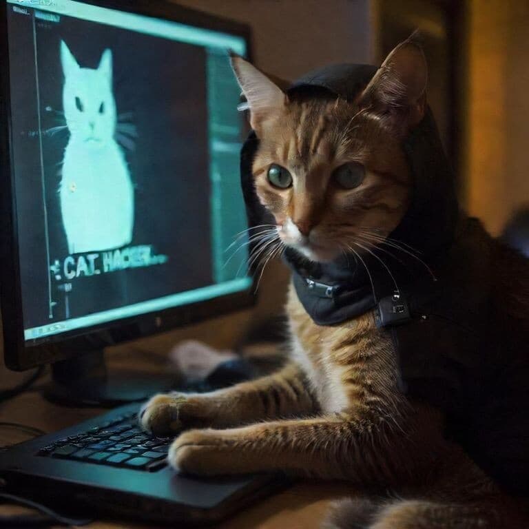 Котики хакеры