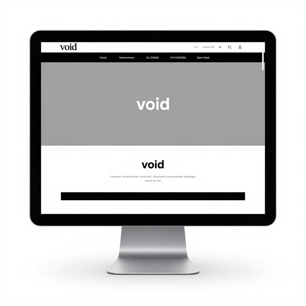 картинку blank wordpress theme "void"