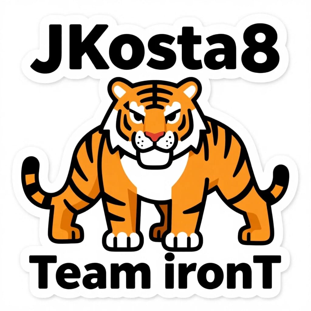 Создай картинку для наклейки в counter strike 2 с видом тигра железного с надписью - JKosta8
а ниже тигра сделай надпись Team ironT