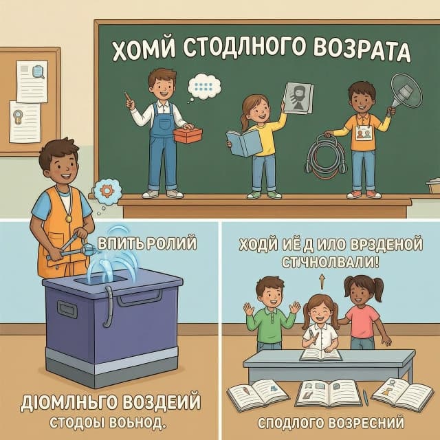 хочу создать видеоролик на тему профессий для детей школьного возраста, с использование ии