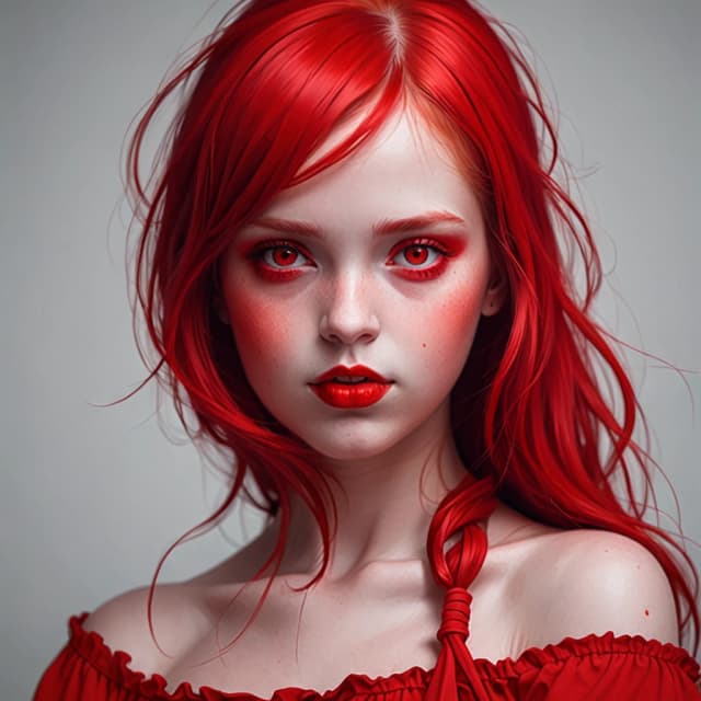 red girl